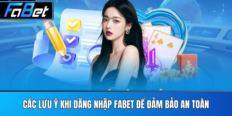 Các Lưu Ý Khi Đăng Nhập FABET Để Đảm Bảo An Toàn
