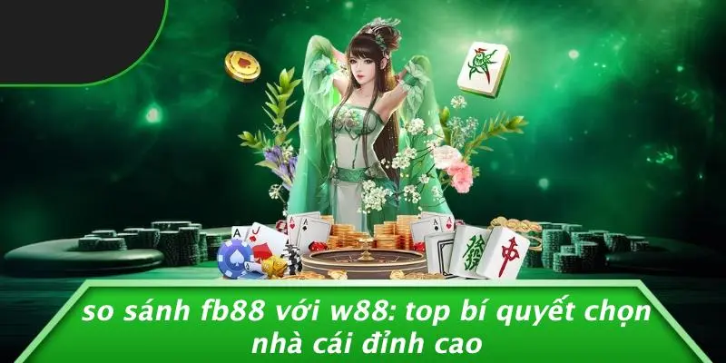 SO SÁNH FB88 VỚI W88: TOP BÍ QUYẾT CHỌN NHÀ CÁI ĐỈNH CAO