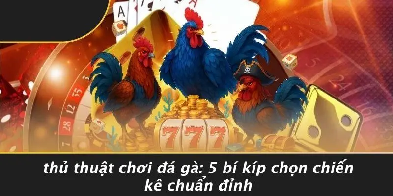 THỦ THUẬT CHƠI ĐÁ GÀ: 5 BÍ KÍP CHỌN CHIẾN KÊ CHUẨN ĐỈNH